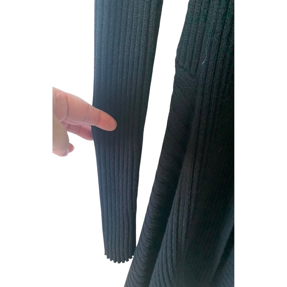 Cabi Solid Black Sweetheart Ribbed Asymmetrical H… - image 5